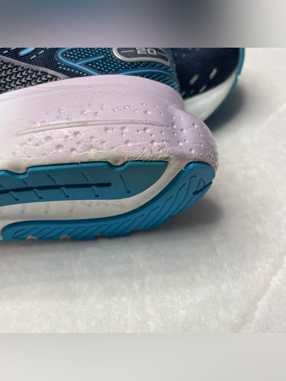 Brooks Glycerin 20 Women Size 10.5 B Navy Blue Light Purple Running Shoes
